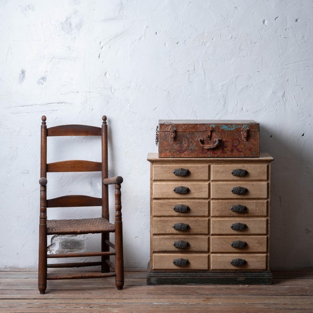 Folk Art Painted Iron Folk Art Circus Trunk for D. Beer, c.1925 For Sale - Image 3 of 13