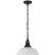 Layton 14" Pendant in Bronze with Matte White Shade Designer: Chapman & Myers Canopy: 5.25" Round Mounting: Chain Shade...