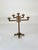 1960's Brass Brutalist Candelabra For Sale - Image 10 of 11
