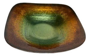 Enamelled Copper Plate by Franco Bastianelli for Laurana, Italy, 1960s