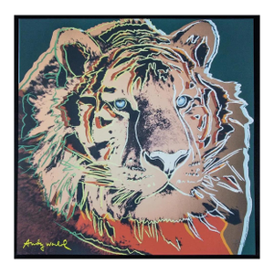1986 Carnegie Museum of Art After Andy Warhol "Siberian Tiger" Lithograph