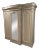 Mid 19th Century Triple Door Painted Armoire For Sale