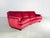 We are offering a beautiful vintage couch from the 1960s for sale. The sofa is covered with a red velvet fabric, which...
