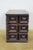 Wood Vintage Oak Geometric Brutalist Jewelry Trinket Keepsake Chest Box 12" For Sale - Image 7 of 17