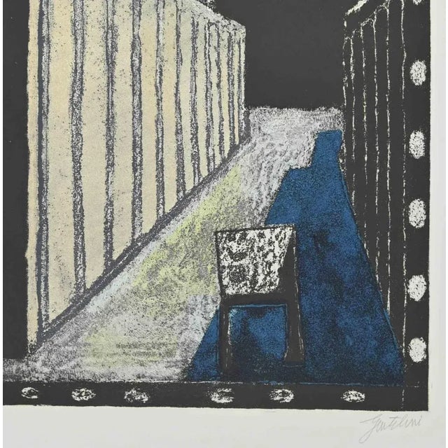 "The Moon" is an etching and aquatint realized by Franco Gentilini (Italian Painter, 1909-1981) in the 1970s. from the...
