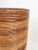 Italian Rattan and Bamboo Round Basket Plant Holder Vase, 1960s For Sale - Image 12 of 14