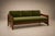 Celina Moveis Brazilian Modern Two-in-One Rosewood Sofa & Daybed in Deep Olive Mohair, Celina For Sale - Image 4 of 18