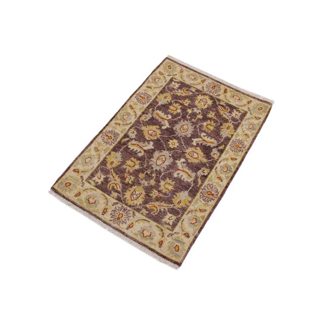 A Persian influenced Turkish hand-knotted rug made by skilled artisans capable of creating the most exceptional vegetable...