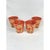 Culver Ltd. Vintage 22k Culver LTD Red and Gold Paisley Glasses - Set of 4 For Sale - Image 4 of 8