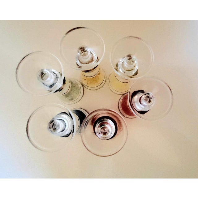 Vintage Liquor or Desert Glasses- Set of 6 For Sale - Image 9 of 11