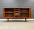 Dyrlund 1960s Refinished Danish Modern Teak Credenza by Dyrlund For Sale - Image 4 of 10