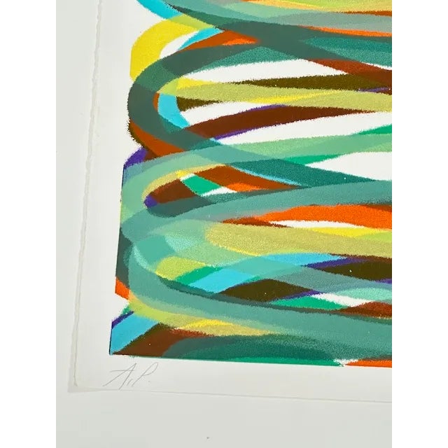 Abstract Dan Christensen "l.w." (Larry Wright) 1978 Screenprint For Sale - Image 3 of 5