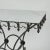 Vintage French Pastry Table W/Iron Base + New Marble Top For Sale - Image 9 of 11