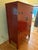 Beautiful condition 19th century Chinese Wedding Cabinet. The red laquer is a rich deep red with big brass doors and...