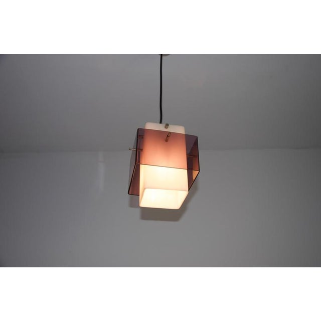 Acrylic Glass Pendant Lamp, Germany, 1970s For Sale - Image 11 of 13