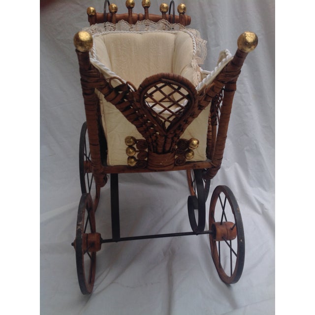 Antique Wicker Doll Stroller Chairish