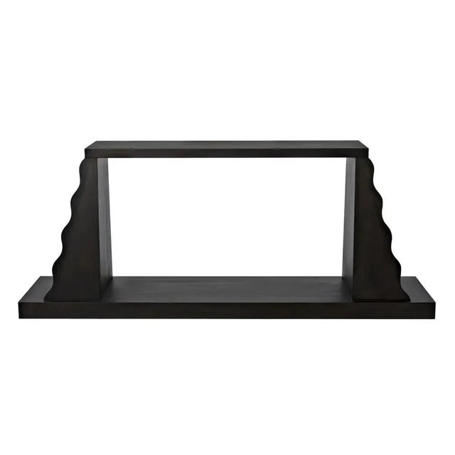 Mid-Century Modern NOIR Aurora Console, Ebony Walnut For Sale - Image 3 of 5