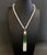 Bochic “Orient’ South Sea Pearl, Sapphire and Jade Pendant Set 18K Gold and Silver For Sale - Image 4 of 12