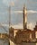 View of Venice with the Island of San Giorgio Maggiore and the Basilica, Oil on Canvas, 19th Century, Framed For Sale - Image 11 of 16
