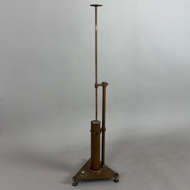 Metal Antique Brass Hydrometer with Liquid Density Meter, Early 1900s For Sale - Image 7 of 12