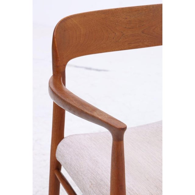 Brown No 56 Armchairs in Teak by Niels Otto Møller, Set of 2 For Sale - Image 8 of 18