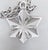 Vintage 1970s Signed Crown Trifari Rhodium Plated Star Pendant Necklace For Sale In Philadelphia - Image 6 of 7