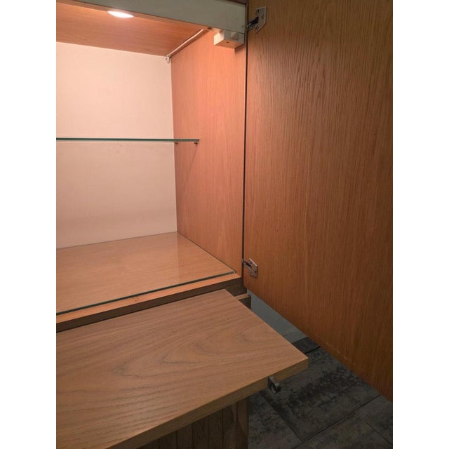 Brutalist Oak Bar from De Coene, 1975 For Sale - Image 10 of 17