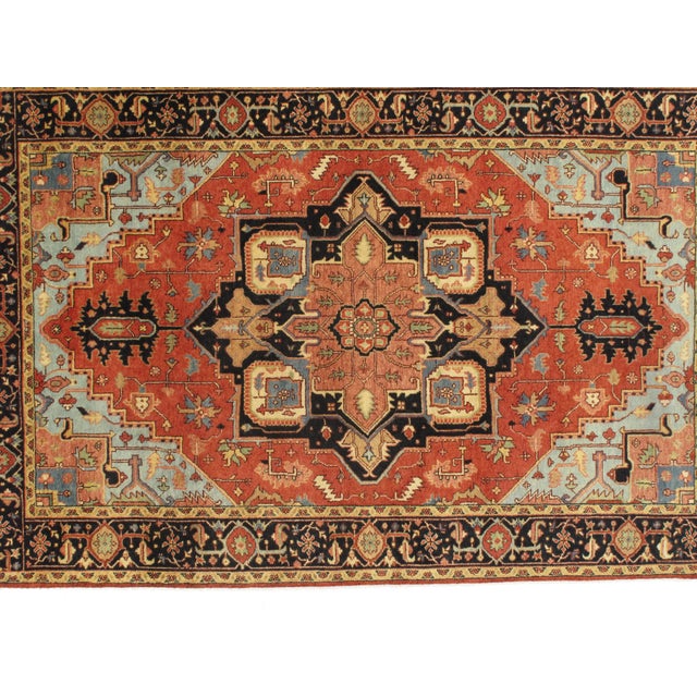 Pasargad DC Fine Hand Knotted Persian Serapi Design Rug For Sale - Image 4 of 8