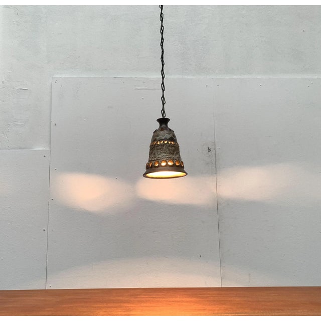 Mid-Century Modern Danish Brutalist Ceramic Pendant from Judi Kunst For Sale - Image 18 of 18
