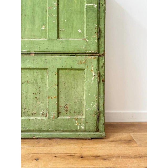 Georgian Green Larder Cupboard For Sale - Image 6 of 8