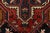 Heriz Rug 8'4'' X 11'3'' Red Wool Vintage Tribal Hand-Knotted Oriental Carpet For Sale - Image 10 of 15