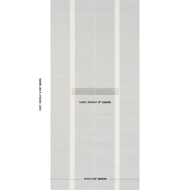 Printed by hand using flat, opaque ink on our Haruki Sisal, this eye-catching sawtooth stripe was inspired by a Japanese...