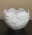 White Late 20th Century White Ceramic Petal Edge Raised Floral Large Bowl Cachepot Made in Portugal For Sale - Image 8 of 12