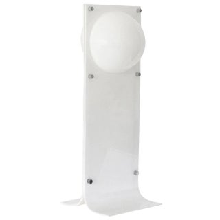 Sculptural Mid-Century White Molded Acrylic Lamp by Neal Small For Sale