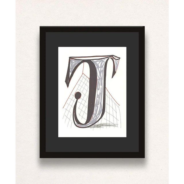 J' from 'Hockney's Alphabet' By David Hockney 1991 Lithograph on Exhibition Fine Art Cartridge paper 38.4 x 46.4 cm (15.12...