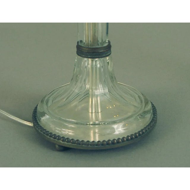 A Pair of French Crystal Vanity Table Lamps, Ca. 1920 For Sale In San Francisco - Image 6 of 12