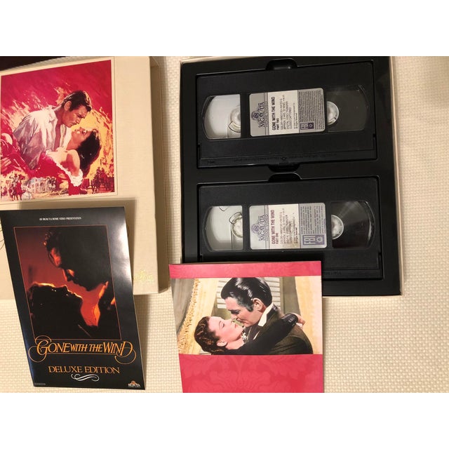 Hollywood Regency 1939 "Gone With the Wind" Ultimate Collector’s Estate Bundle - 70th Anniversary Box Set, Deluxe VHS & 5 Display Figurines For Sale - Image 3 of 17