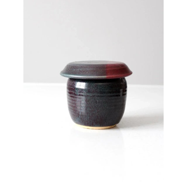 Vintage Studio Pottery Jar For Sale - Image 12 of 12