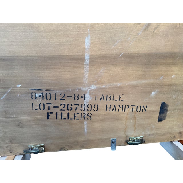 Hickory White Hampton Collection Extension Dining Table For Sale - Image 12 of 18