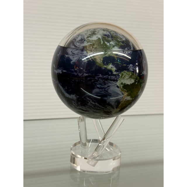 Plastic Mova Rotating Earth Globe on Acrylic Stand For Sale - Image 7 of 12
