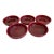 Mid 20th Century Bauer Pottery Red Ceramic Art Pottery Bowls – Set of 5 For Sale