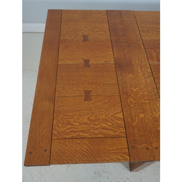Stickley Mission Oak Arts & Crafts Dining Room Table For Sale - Image 14 of 18
