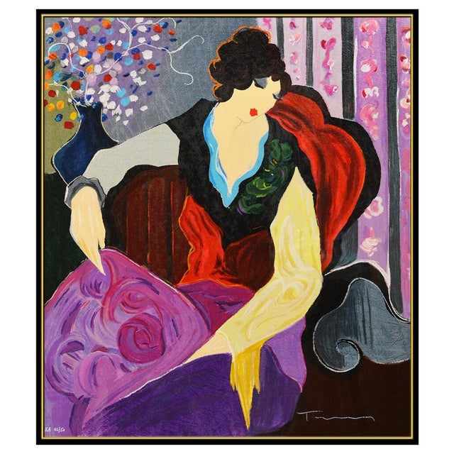 Message us to inquire about custom framing options! (Included for free with every purchase) The artwork here, "Blanche",...