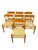A classic set of seven Danish Mid-Century modern dining chairs attributed to Skovmand & Andersen for Moreddi. Each chair...