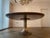 Metal Oval Pyrolave and Bronze Pedestal Dining Table, by Giorgetti, Italy 2018 For Sale - Image 7 of 12