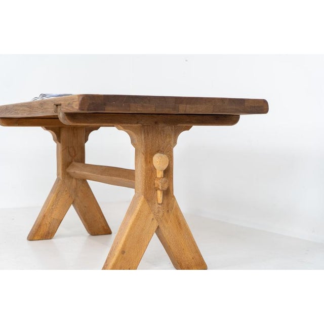 Brutalist Dining Table by De Puydt For Sale - Image 6 of 14