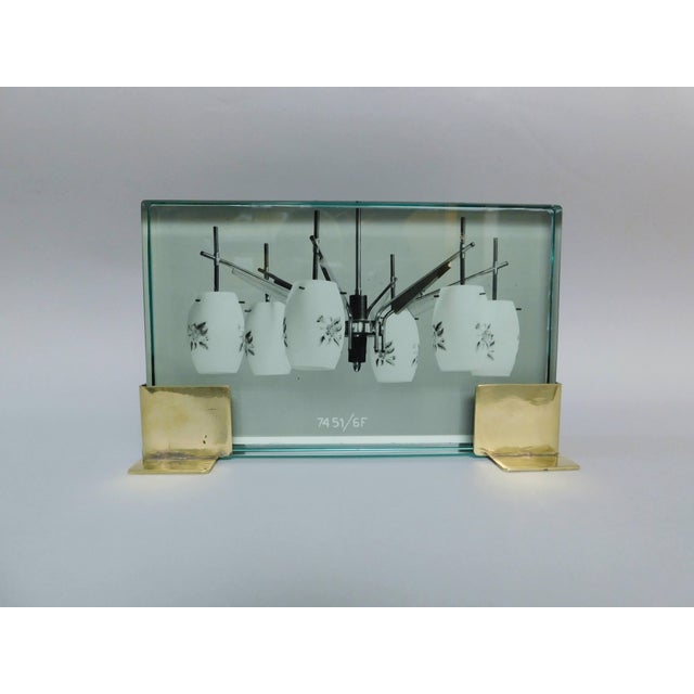 Glass 1950s Photo Frame by Fontana Arte For Sale - Image 7 of 8
