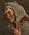 Realism Early 20th Century J. Alden Weir O/C Painting, Peasant Woman Laughing For Sale - Image 3 of 7