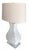 2000 - 2009 Pair of John Dickinson Style Polished Gesso Table Lamps With Shade For Sale - Image 5 of 6