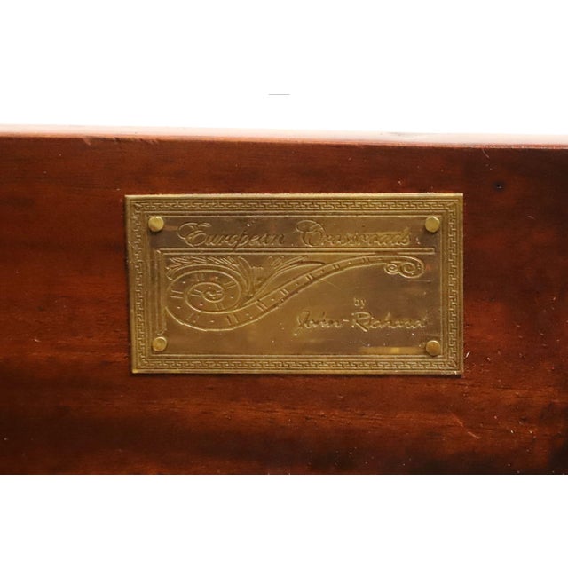 JohnRichard European Crossroads III Inlaid Marquetry Demilune